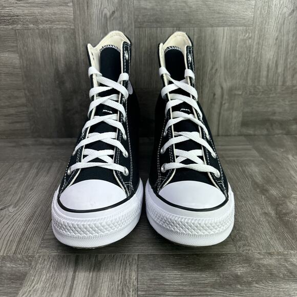 Converse CTAS Classic Wedge Women's size 11 Black White Shoes - Picture 4 of 8